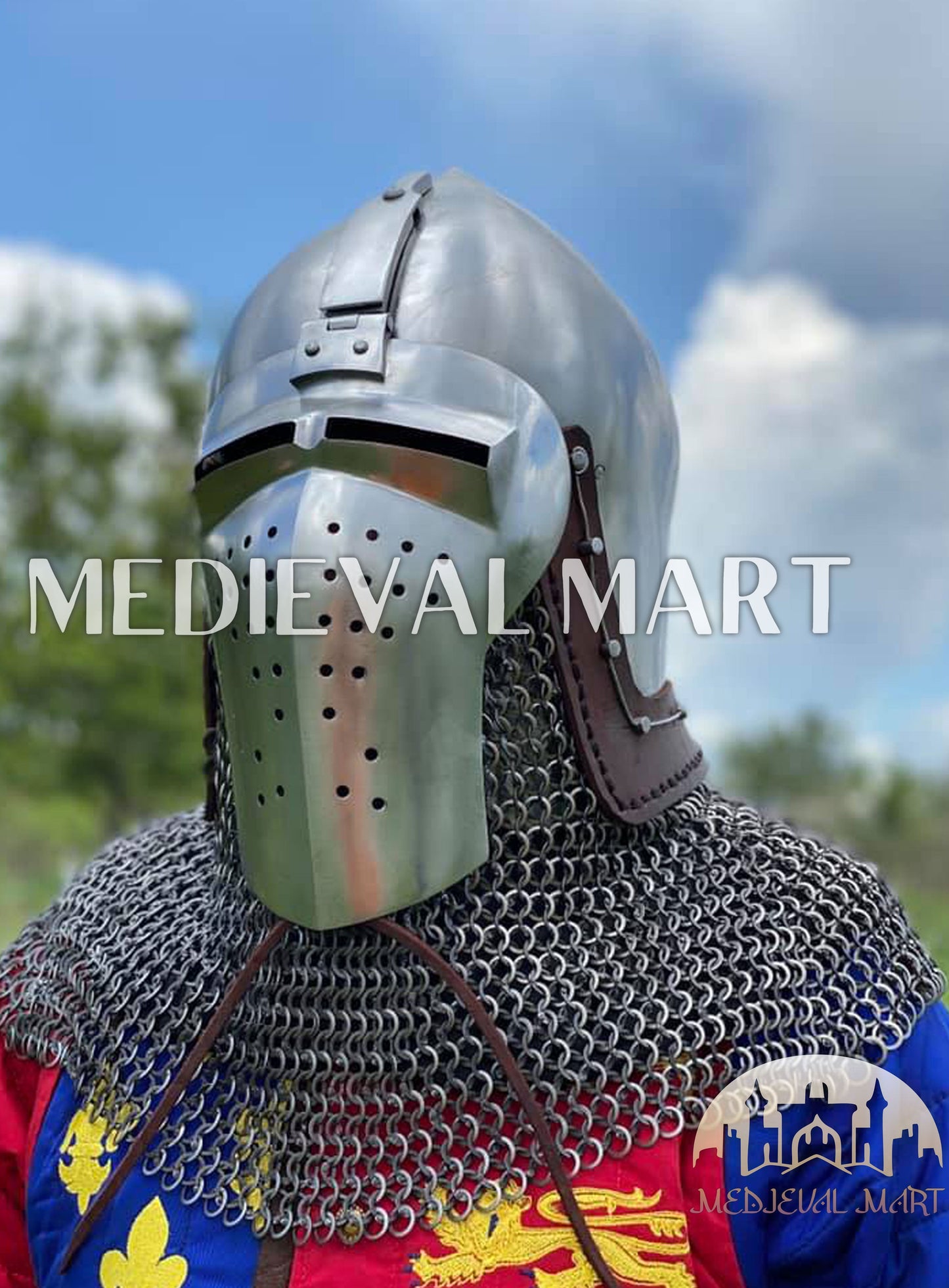 MEDIEVALMART Extreme Collection of Medieval Bascinet Longface Buhurt kalpvissior Helmet