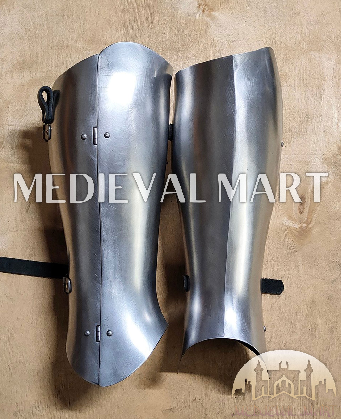 MEDIEVALMART Medieval European Greaves knight Legs Armor