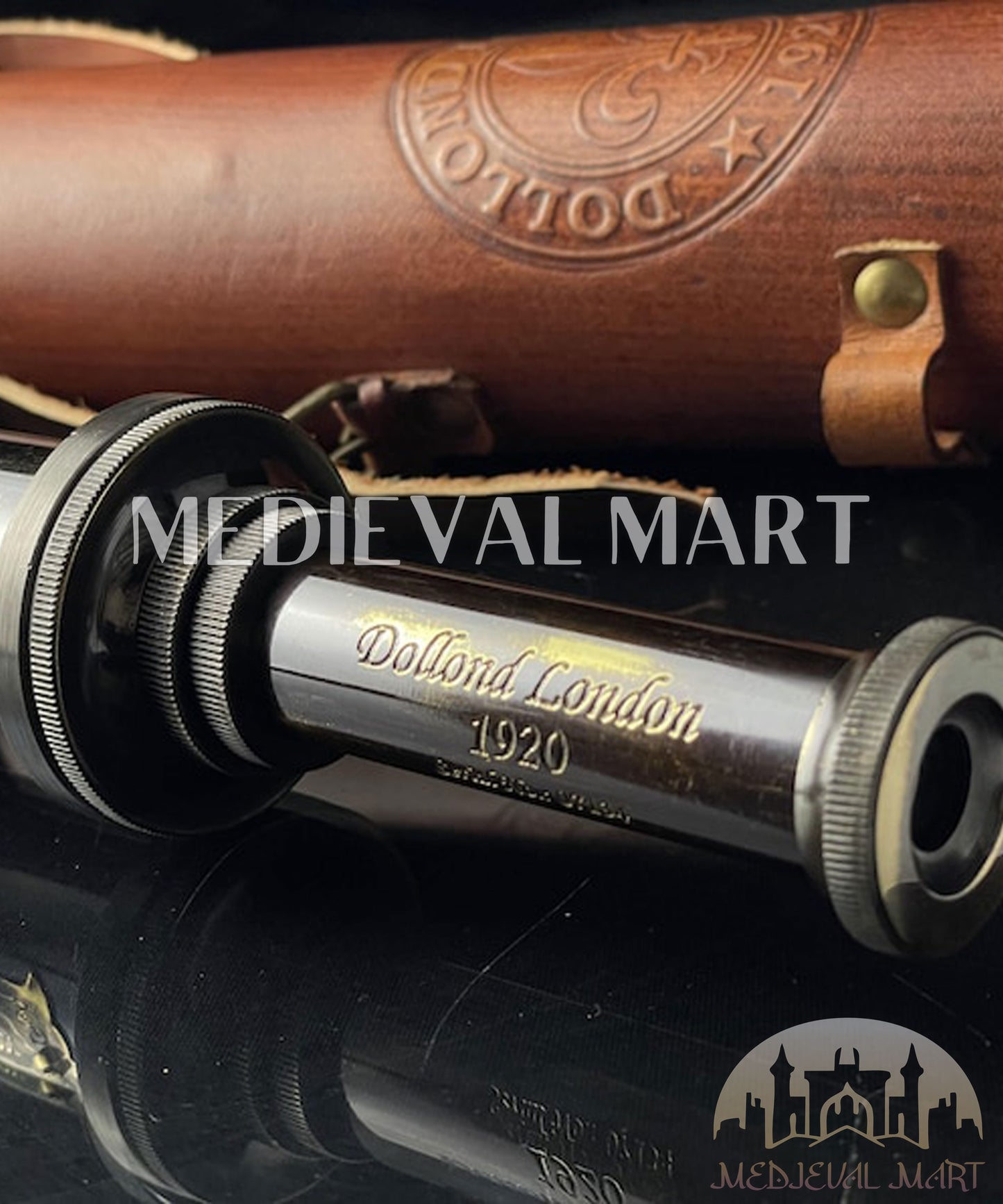 MEDIEVALMART Nautical Brass Antique decor Spyglass/Handheld Telescope for Adventure