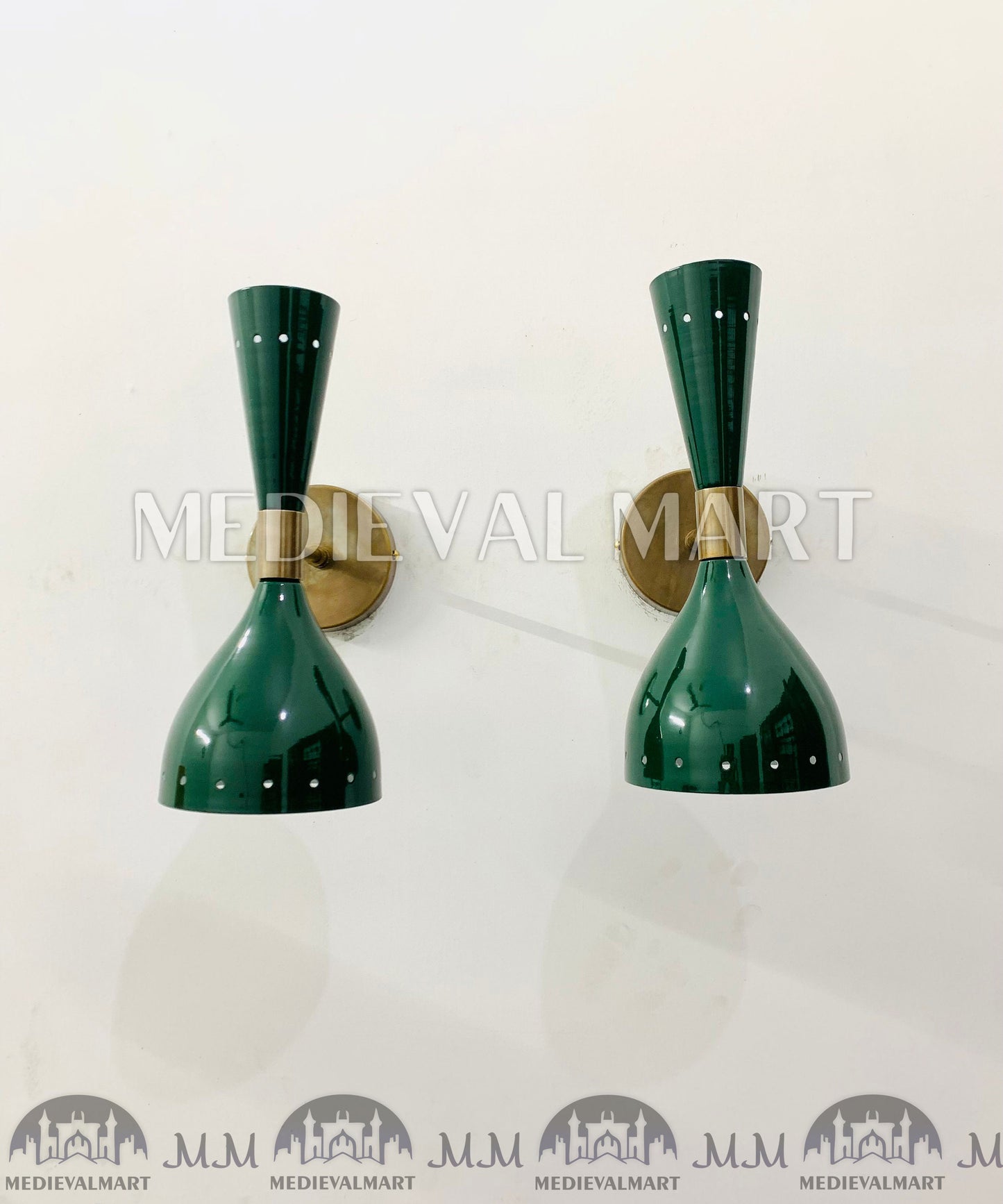 MEDIEVALMART Mid Century Modern Wall Lights Vanity Lighting Fixture Bedside Lamp