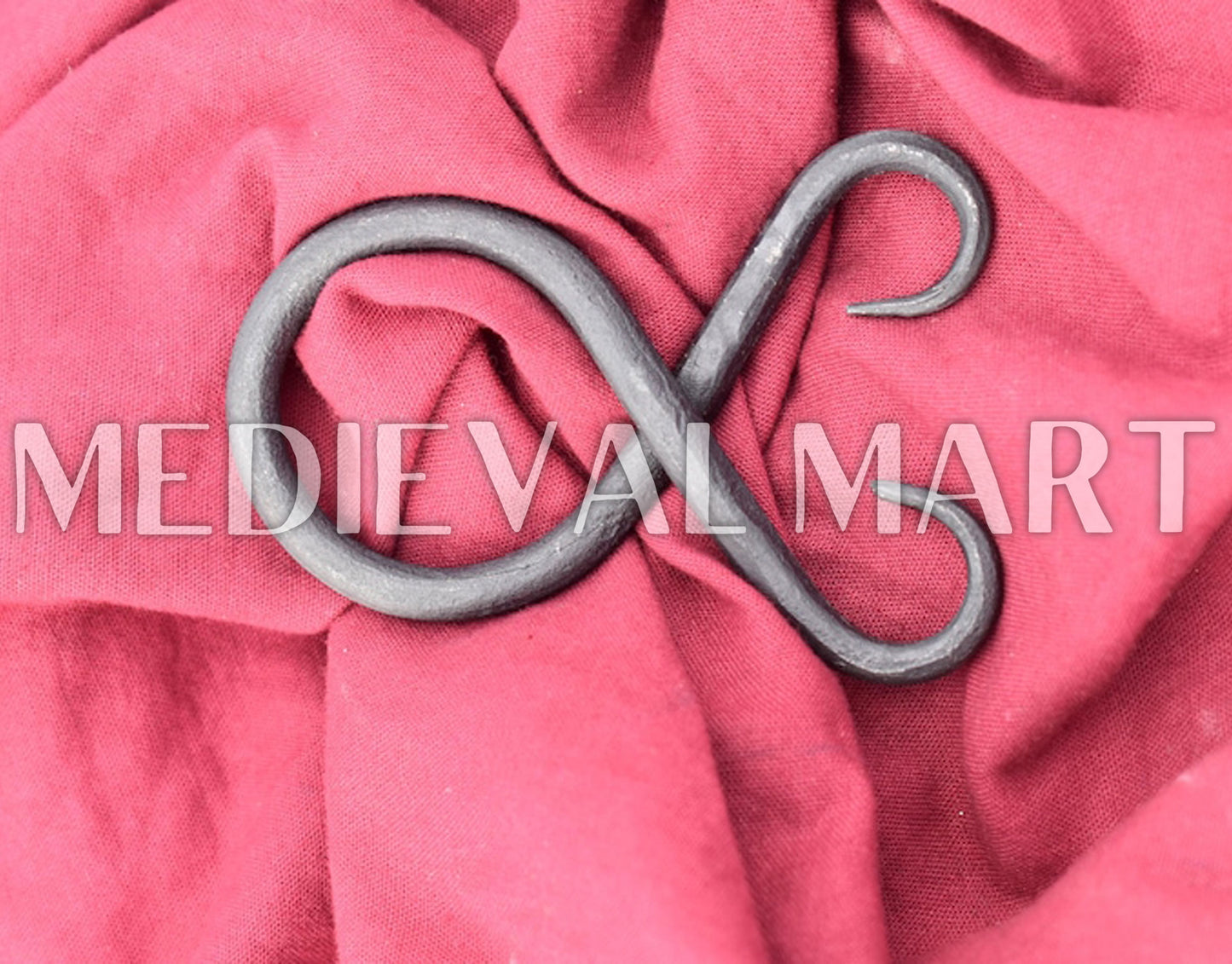 MEDIEVALMART Hand Forged Medieval Iron Belt Buckle