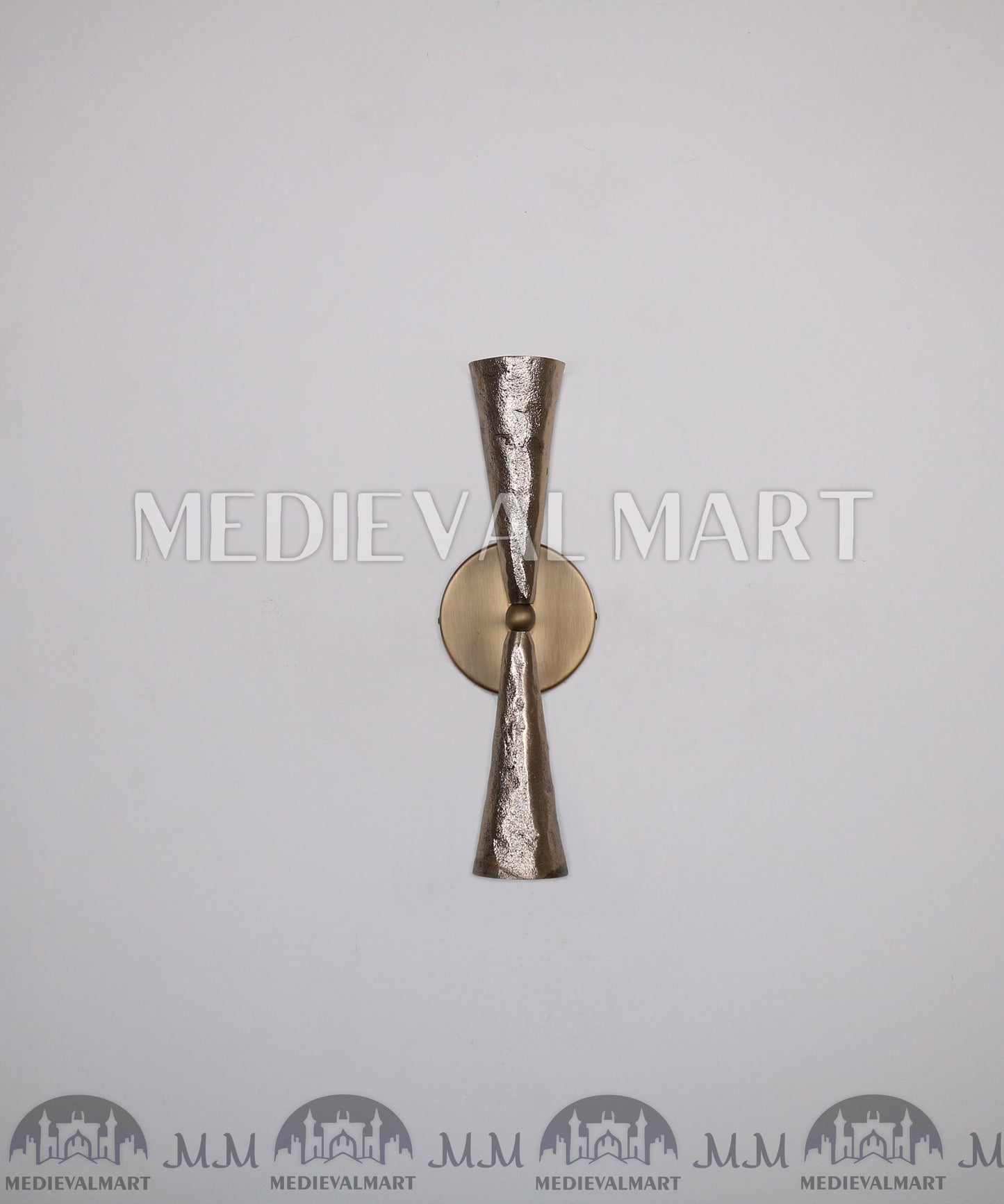 MEDIEVALMART Blackened Brass Wall Lighting , Brass Wall Lamp Vanity Light Fixture Wall lamp