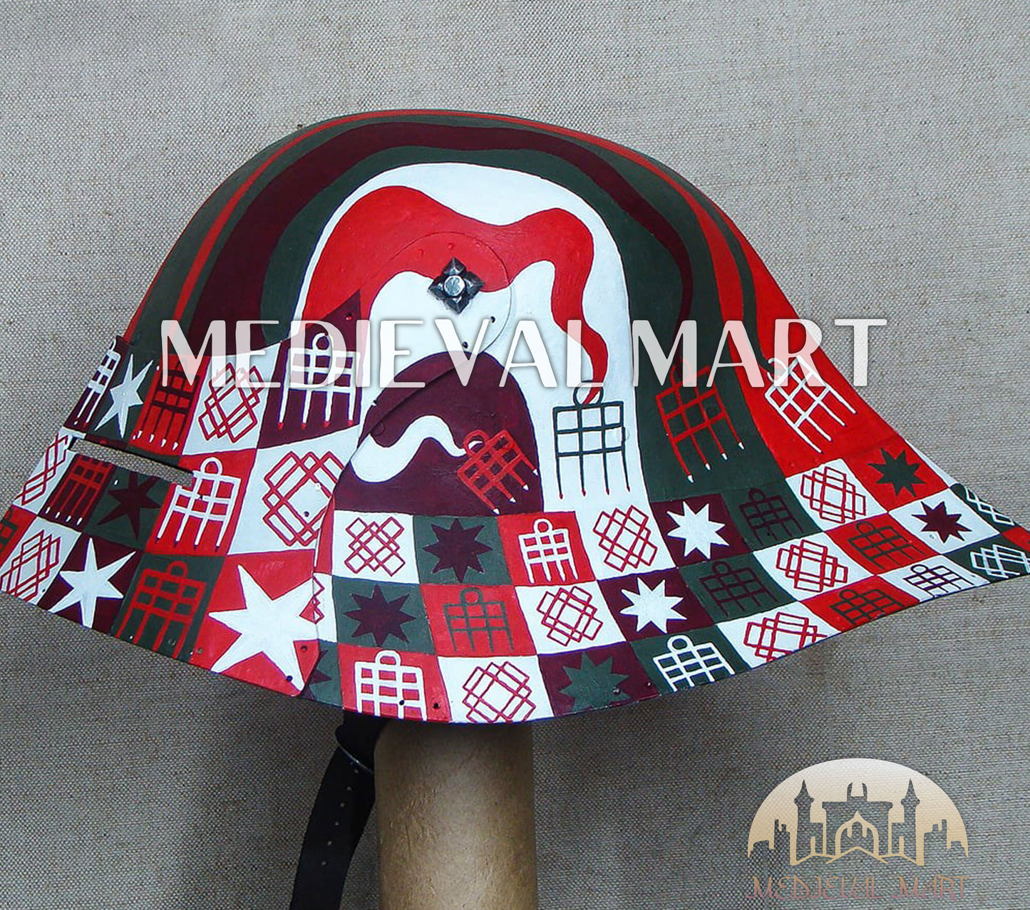 MEDIEVALMART 13th Century Authentic Edition "Archduke Sigismund von Tirol" German Sallet Helmet