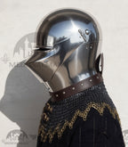 MEDIEVALMART XV Century Italian King Guard Houndskull Combat Bascinet Helmet
