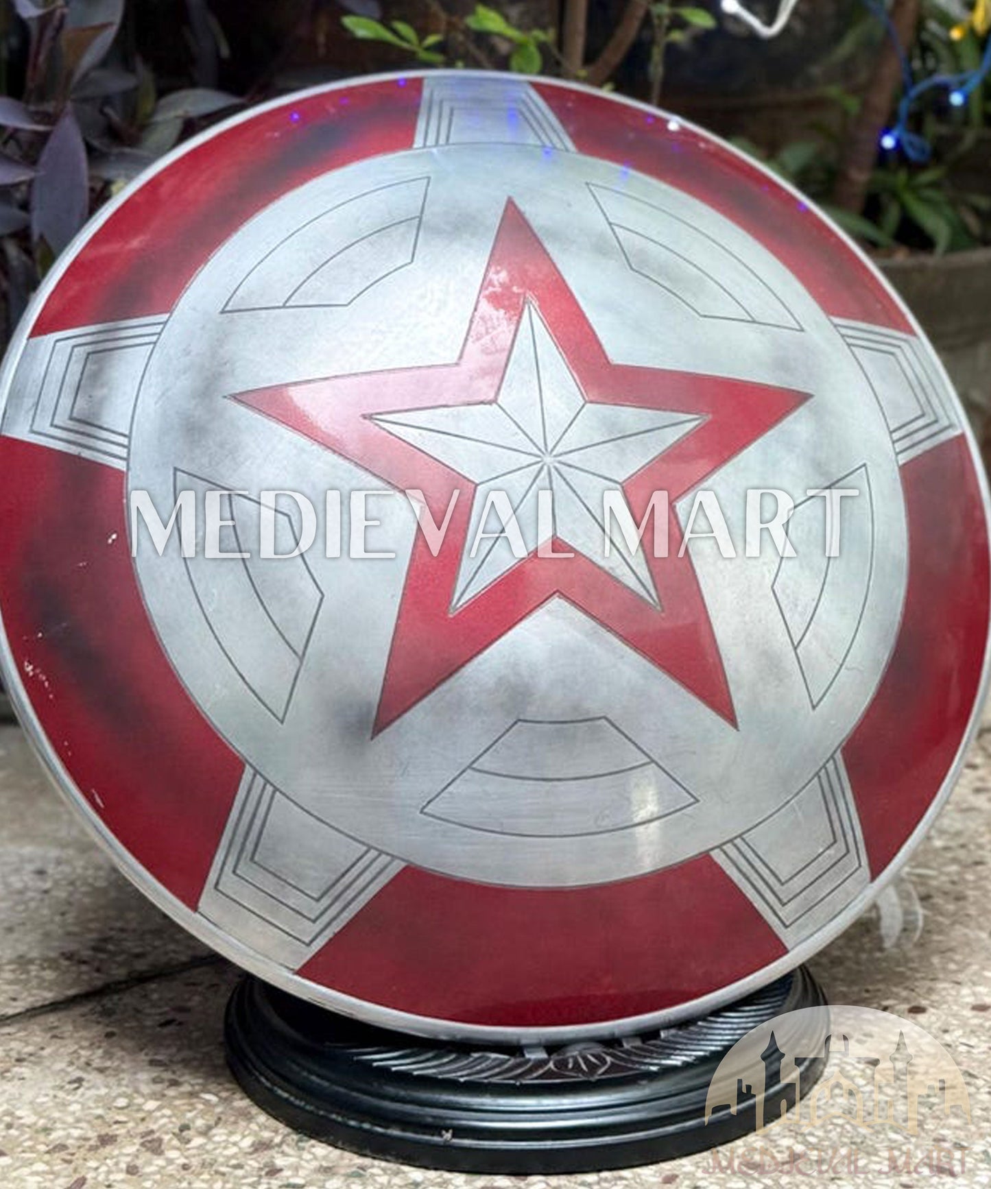 MEDIEVALMART Marvle Legend Captian America Iconic Edition Shield | Gift for Cosplayer