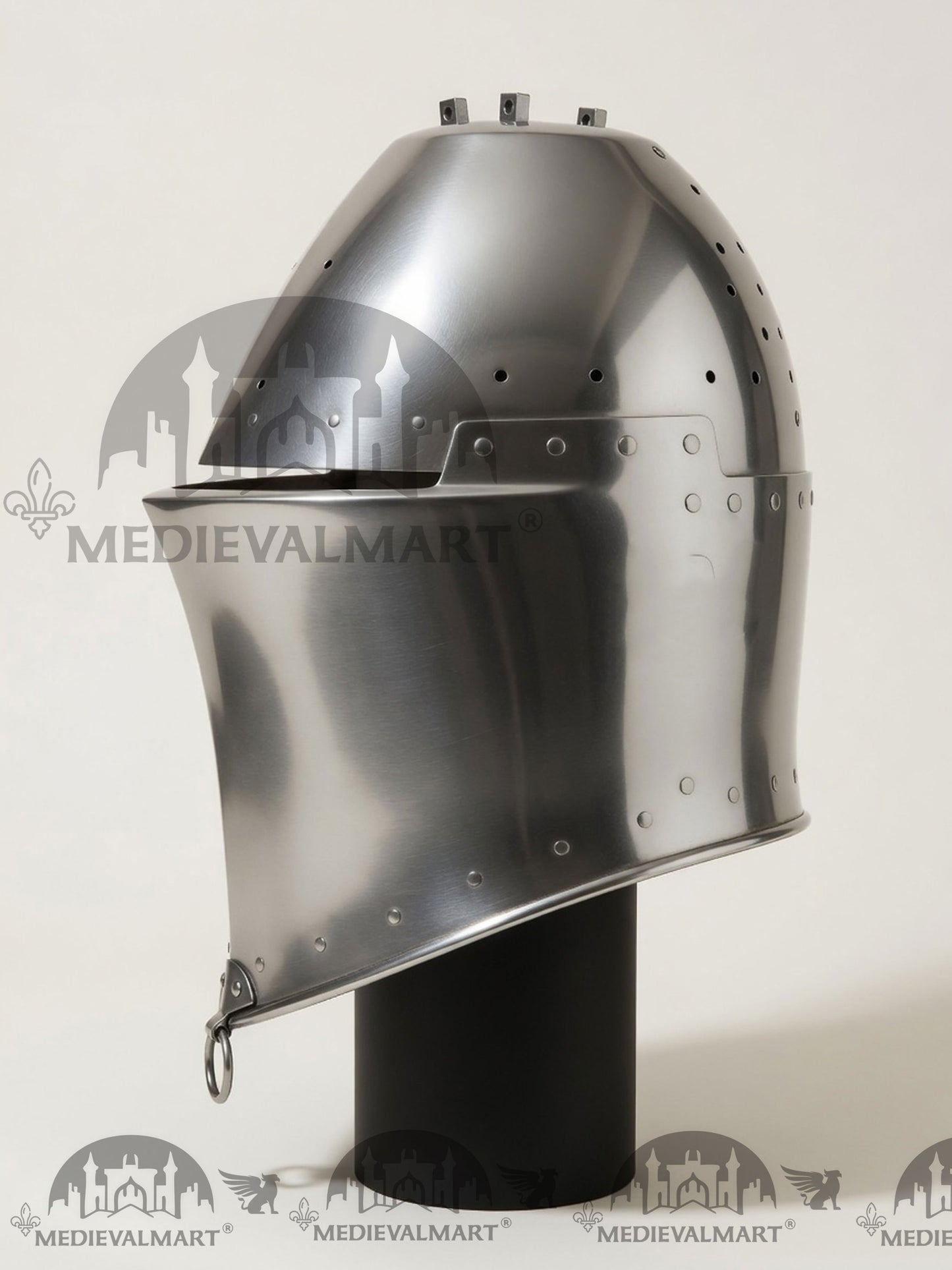 MEDIEVALMART Medieval European Great Nicholas "Hawberk" Helmet