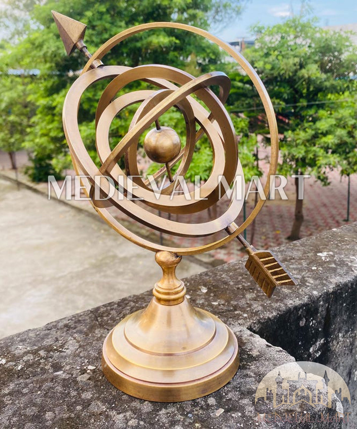 MEDIEVALMART Handmade Antique Armillary Sphere Home Decor Christmas Decorative Gift Item