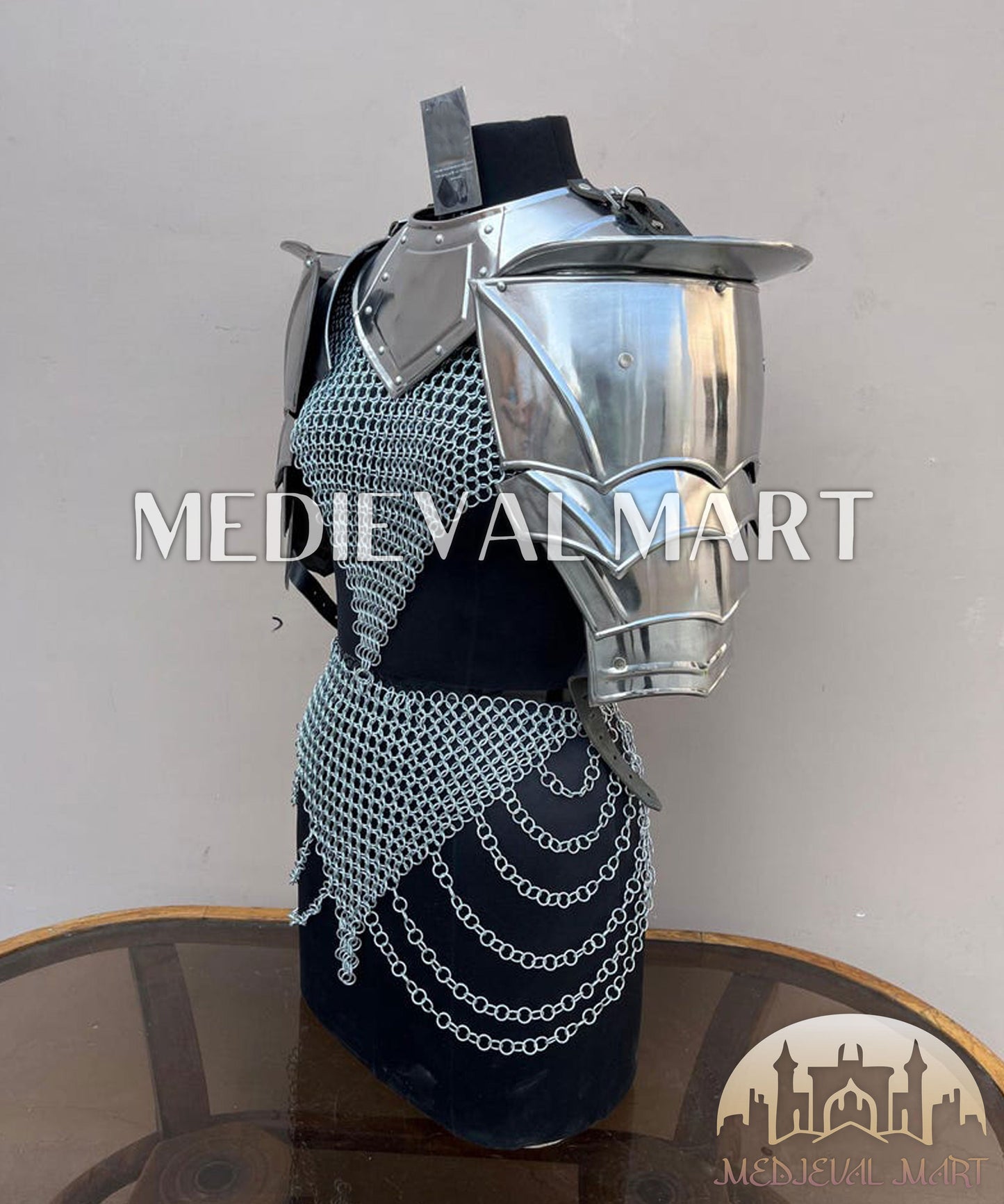 MEDIEVALMART (Velmora Siege) Women’s Armor With (Duskblade) Chainmail Armor