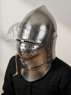 MEDIEVALMART Medieval XV Century The Great Bascinet “Sailsbury” Helmet