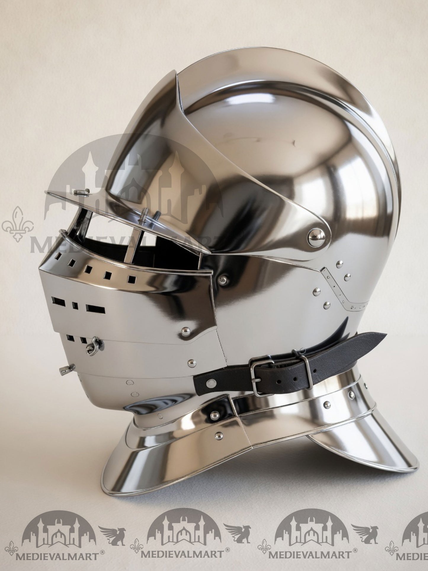 MEDIEVALMART 16th century German Renaissance-era modern combat Burgonet “Aldo Gervais” Helmet