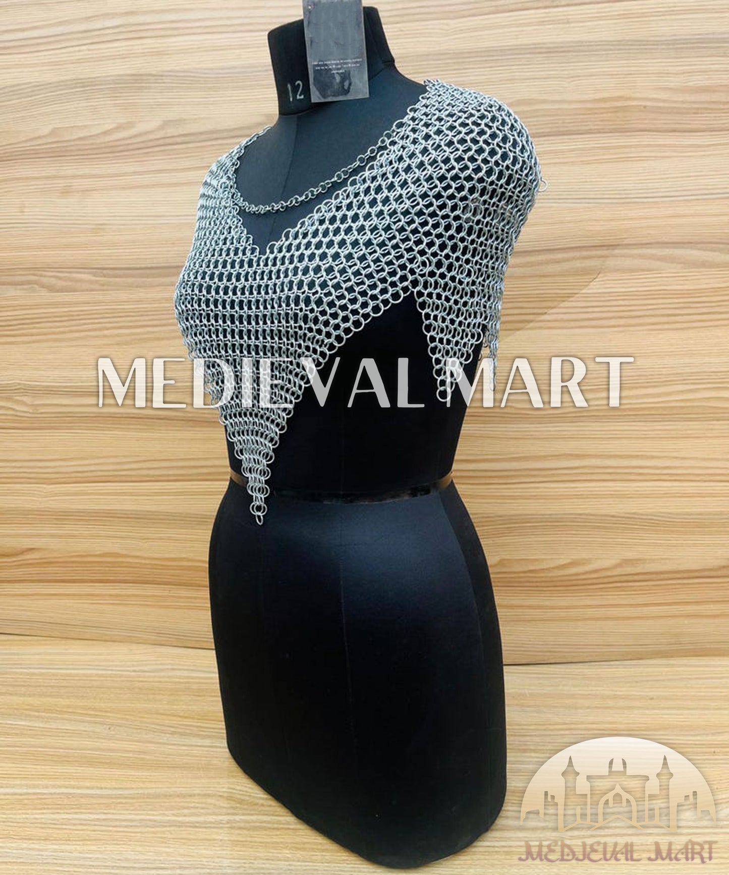 MEDIEVALMART Women’s (Duskblade) Chainmail Armor W/o Skirt