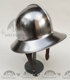 MEDIEVALMART Medieval Steel Battel Ready Kattle Helmet / Best for Reenactment