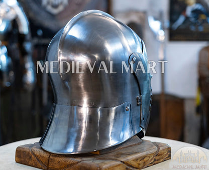 MEDIEVALMART XV Century Medieval North Italian face Sallet W/H Bellows Visored Late Helmet