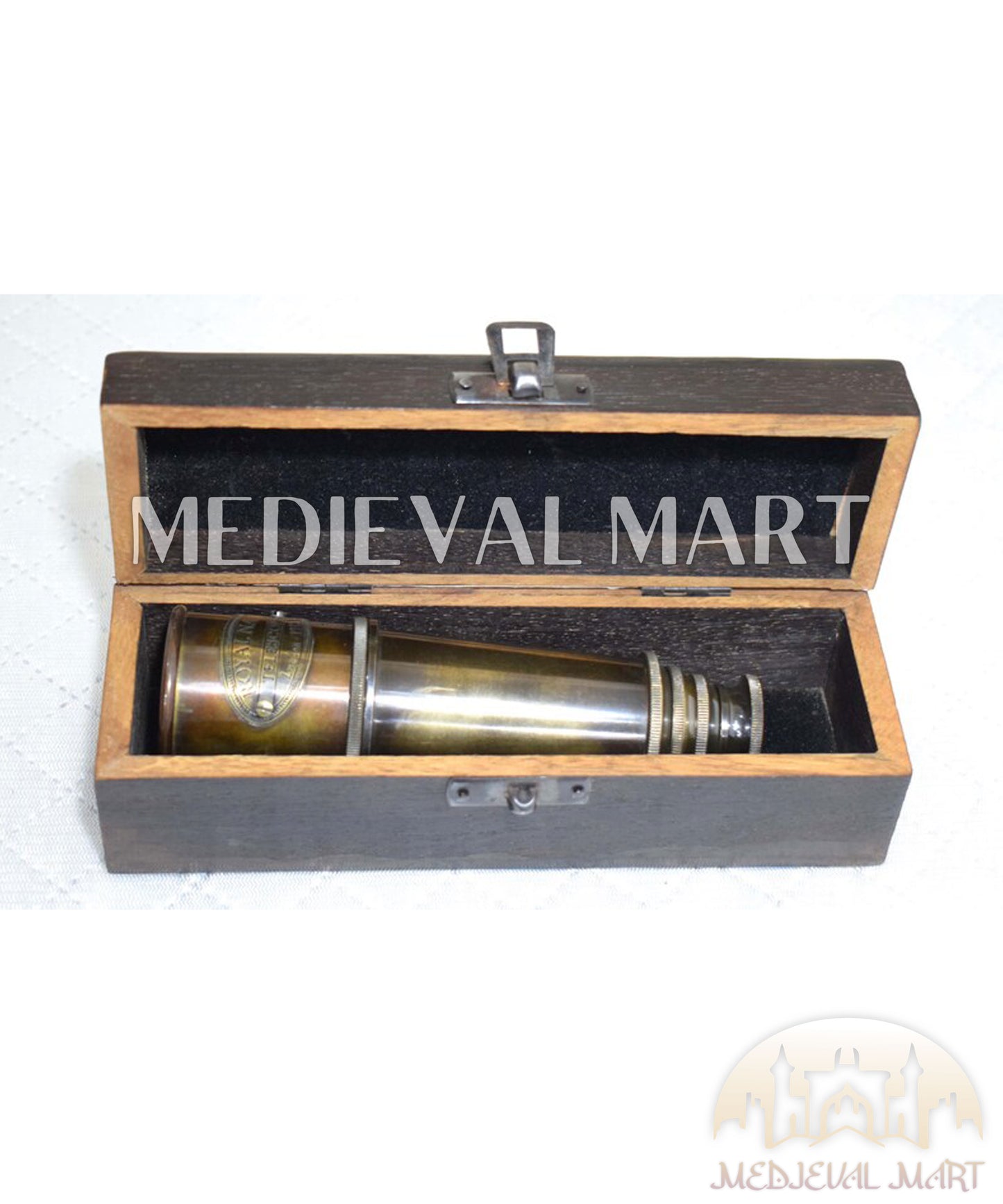 MEDIEVALMART Nautical Personalized Working Telescope Pirates Spyglass Gift For Dad