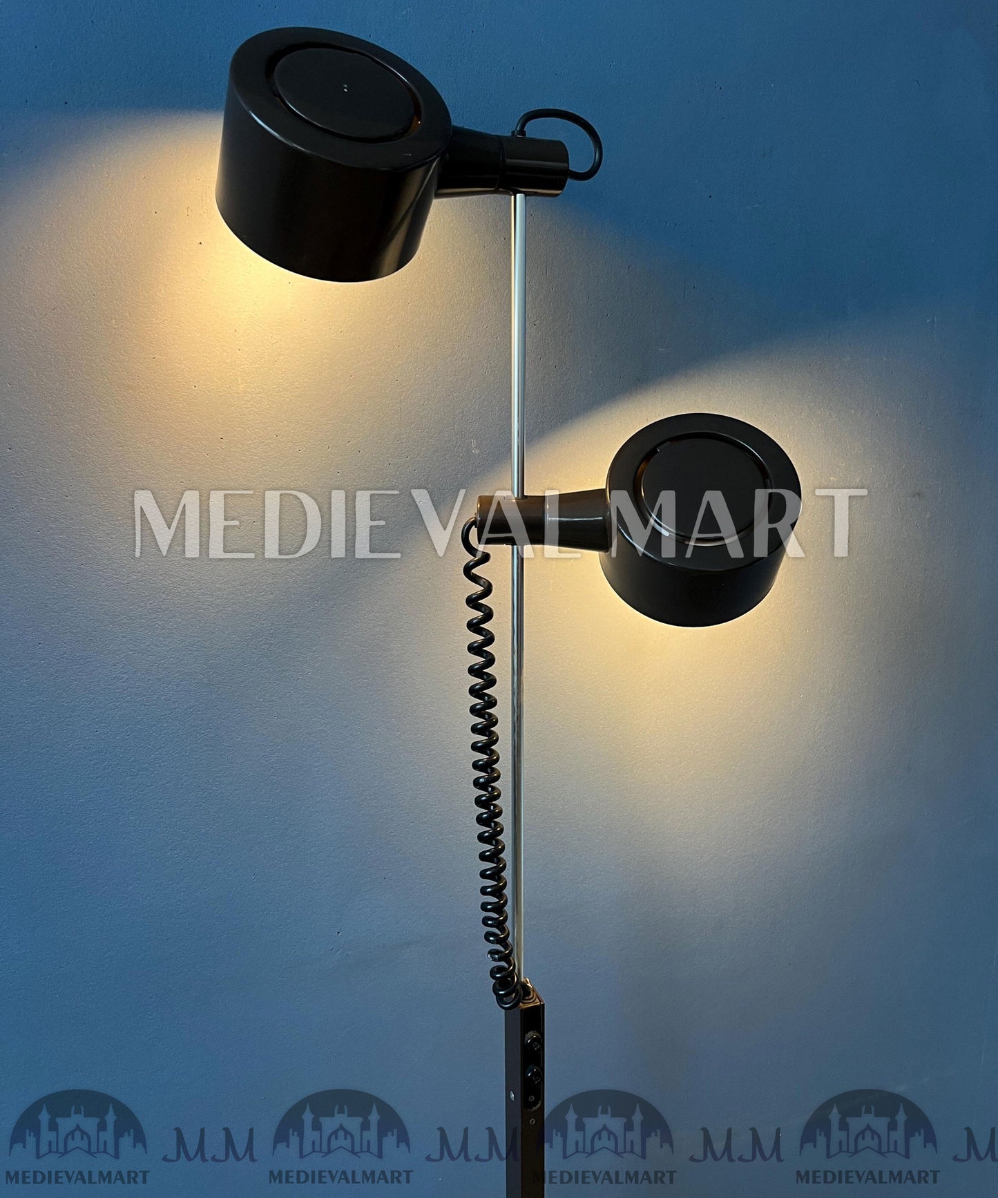 MEDIEVALMART Vintage Conelight Floor Lamp by Ronald Homes