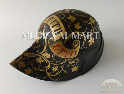 MEDIEVALMART Historical Mid Century German knight Sallet Head Armor "The Mighty King" Helmet