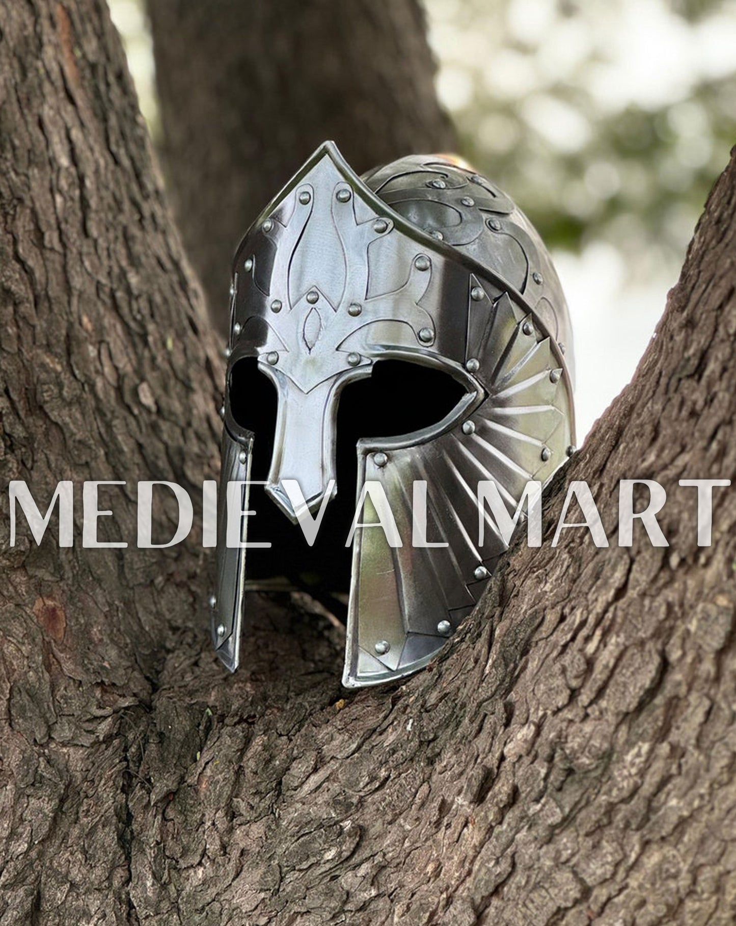 MEDIEVALMART Fantasy Faramir’s Gondor Helmet W/H Free Stand | LOTR Props