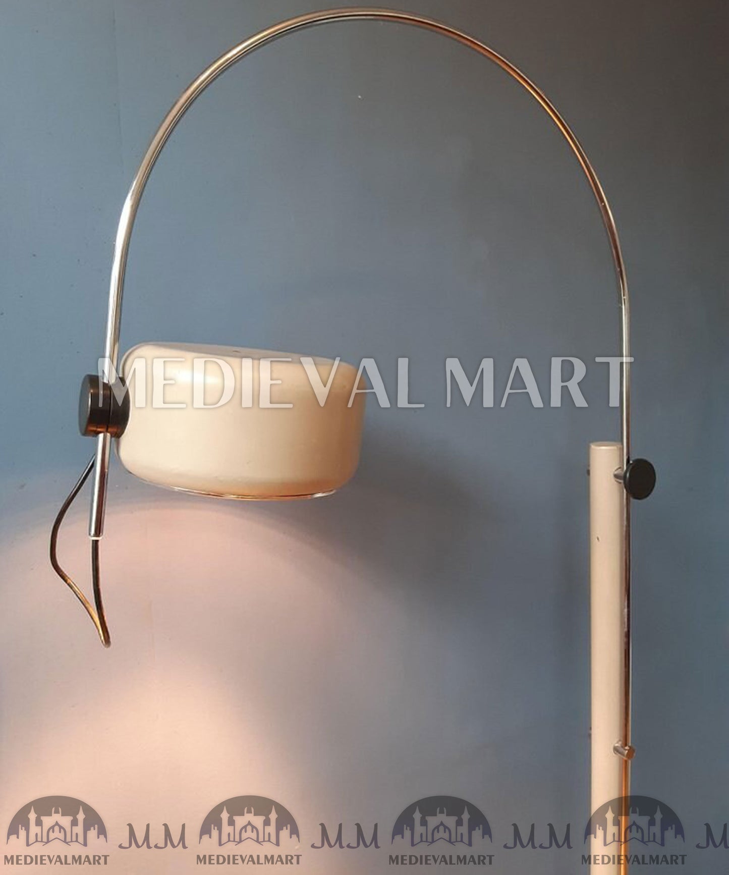 MEDIEVALMART Vintage Mid-Century Floor Lamp Arc Light by Kaiser Idell/Kaiser Leuchten