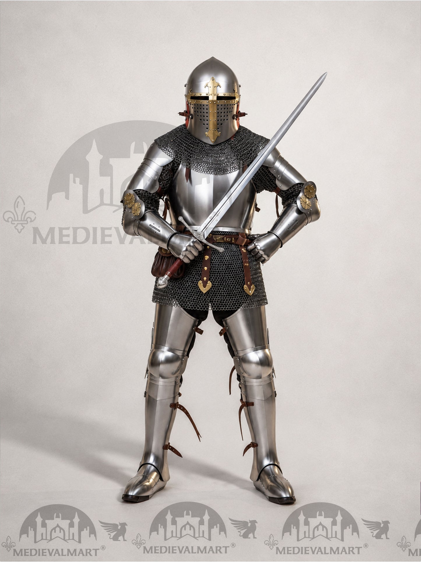 MEDIEVALMART The Great Alexander Medieval Full Body set of Armor Costume
