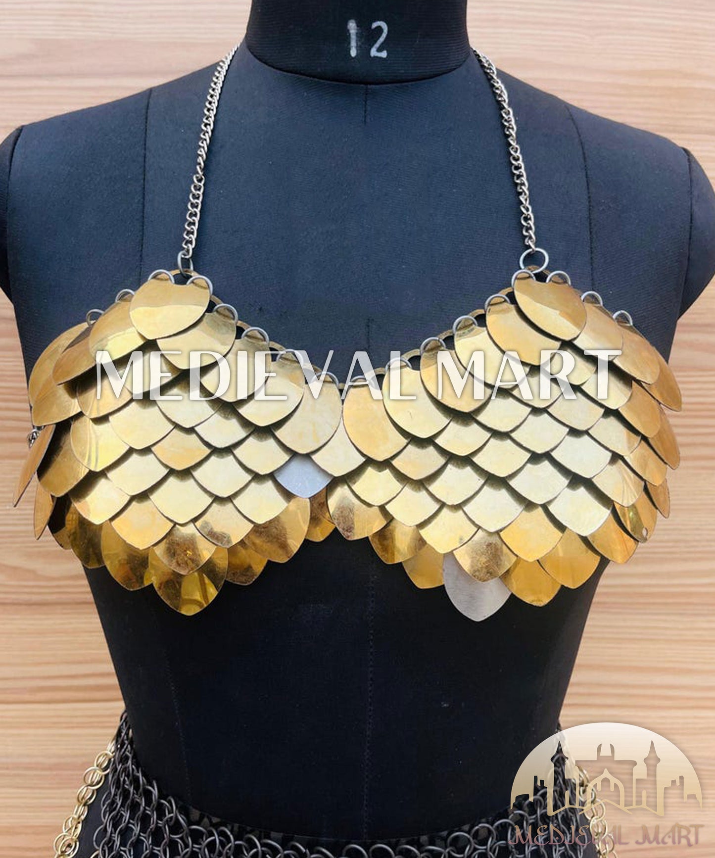 MEDIEVALMART Women’s SunForge) plate Armor W/h Skirt