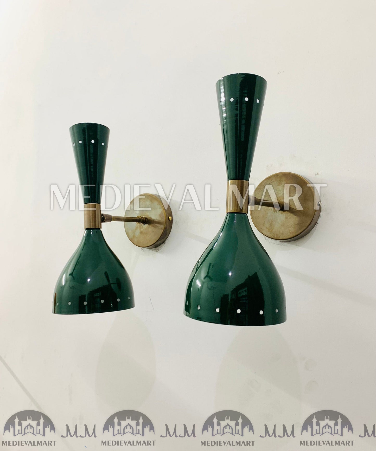 MEDIEVALMART Mid Century Modern Wall Lights Vanity Lighting Fixture Bedside Lamp