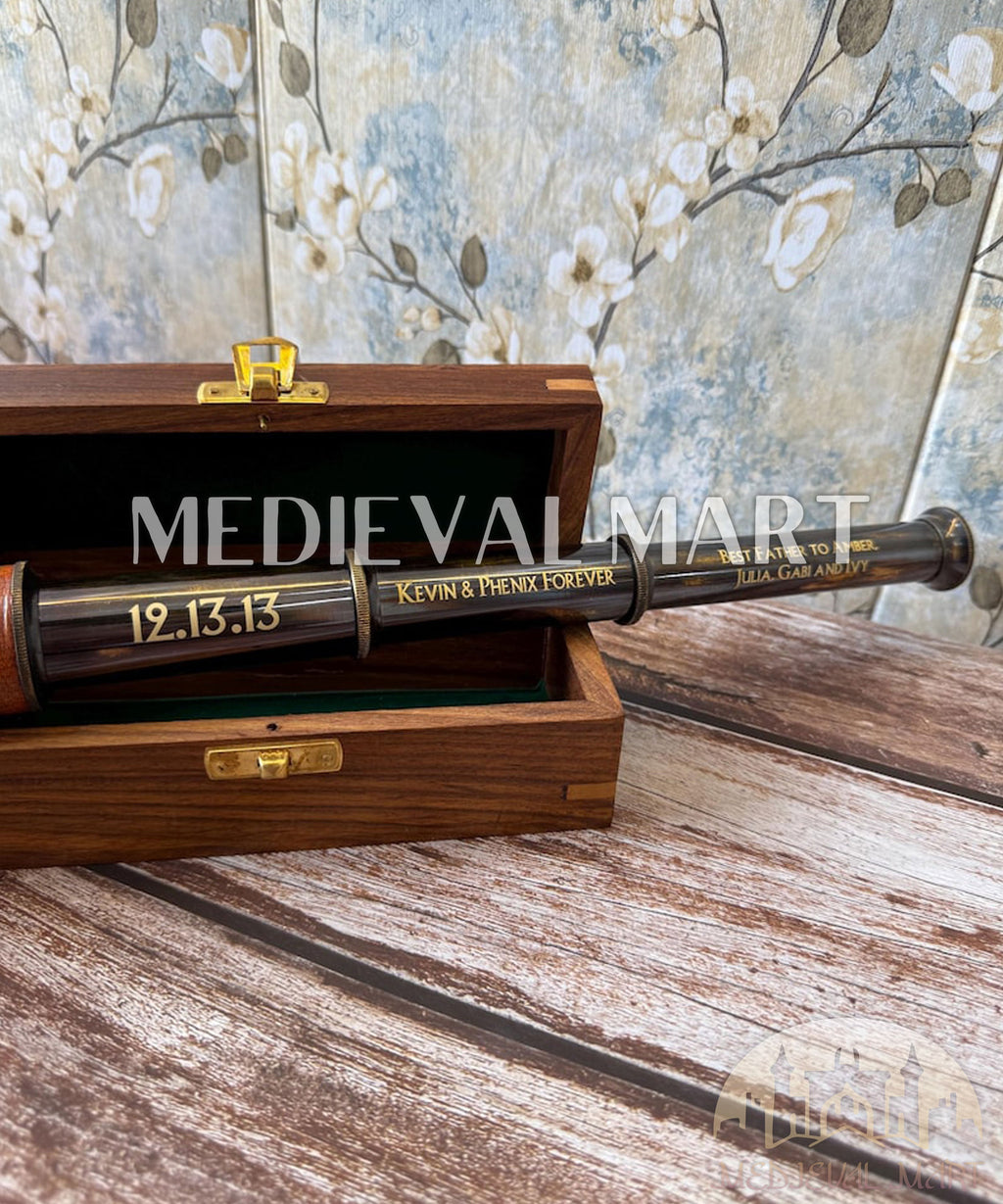 MEDIEVALMART Personalized Working Telescope, Graduation Gifts , Anniversary Gift For Husband