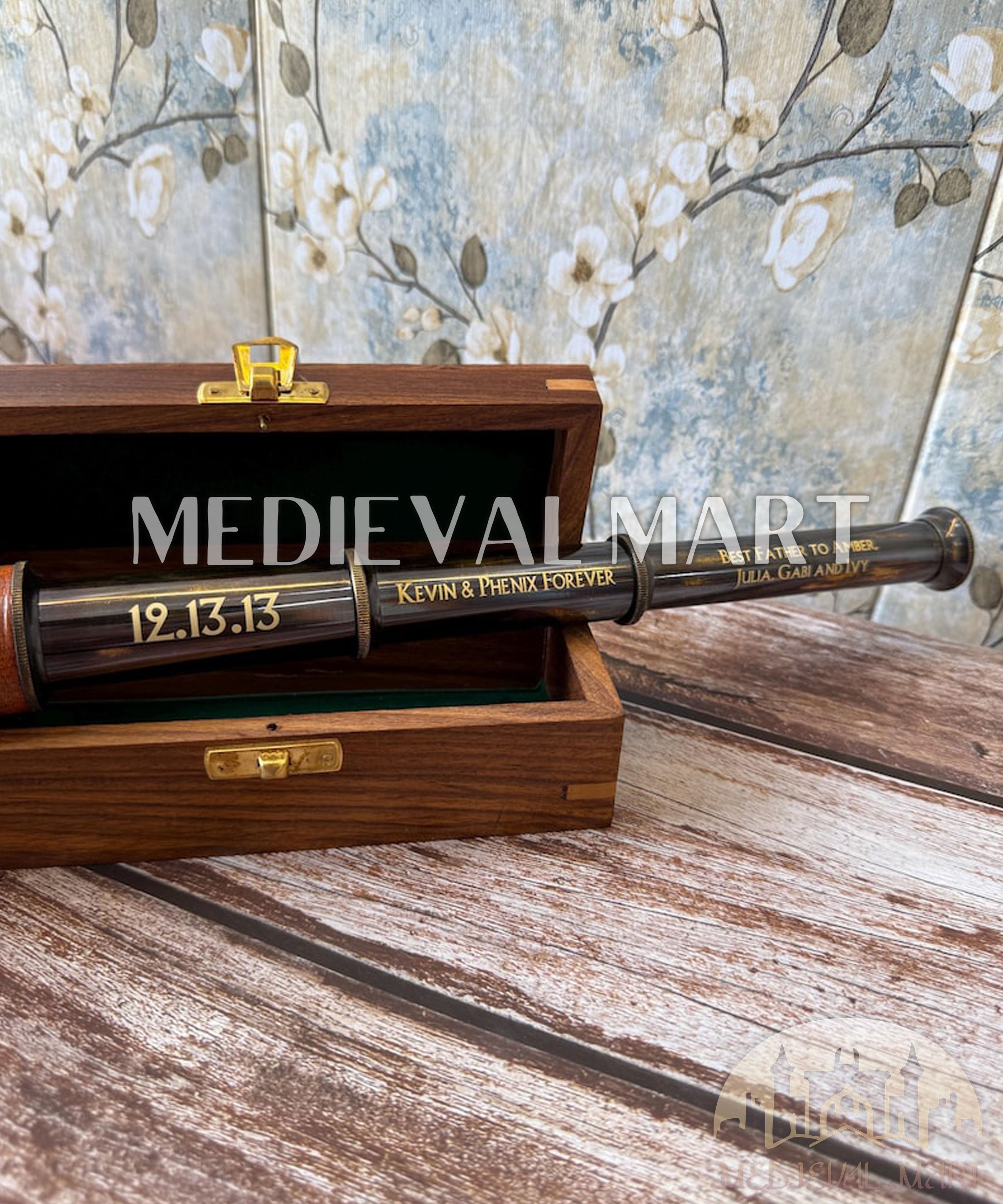MEDIEVALMART Personalized Working Telescope, Graduation Gifts , Anniversary Gift For Husband