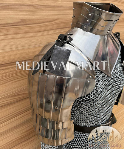MEDIEVALMART (Solmara Knightward) Women’s Armor W/H (Blazing Fury) Chainmail Armor