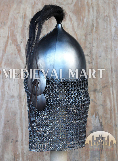 MEDIEVALMART Medieval Viking Norman Nasal Helmet W/H Face Gaurd