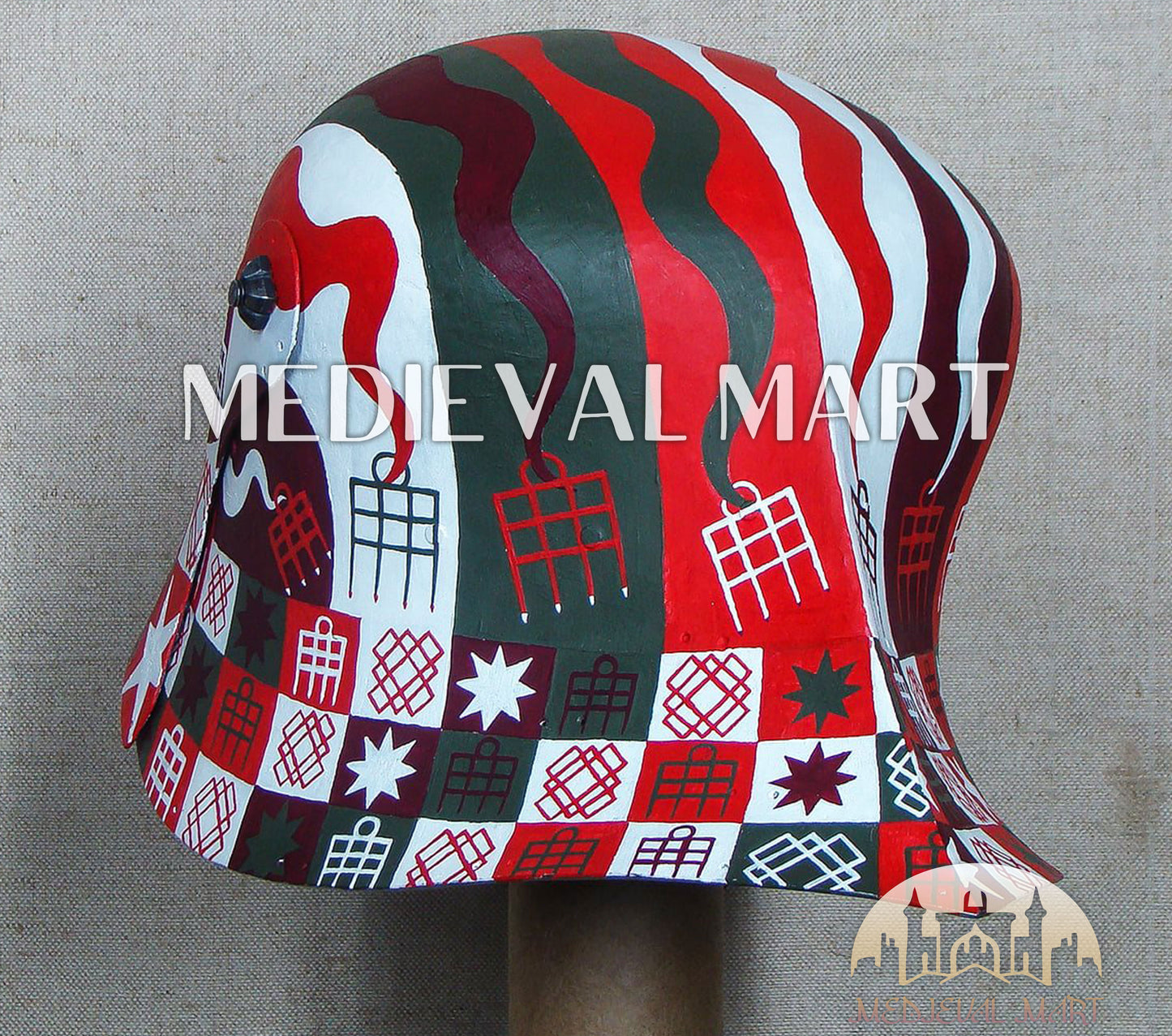 MEDIEVALMART 13th Century Authentic Edition "Archduke Sigismund von Tirol" German Sallet Helmet