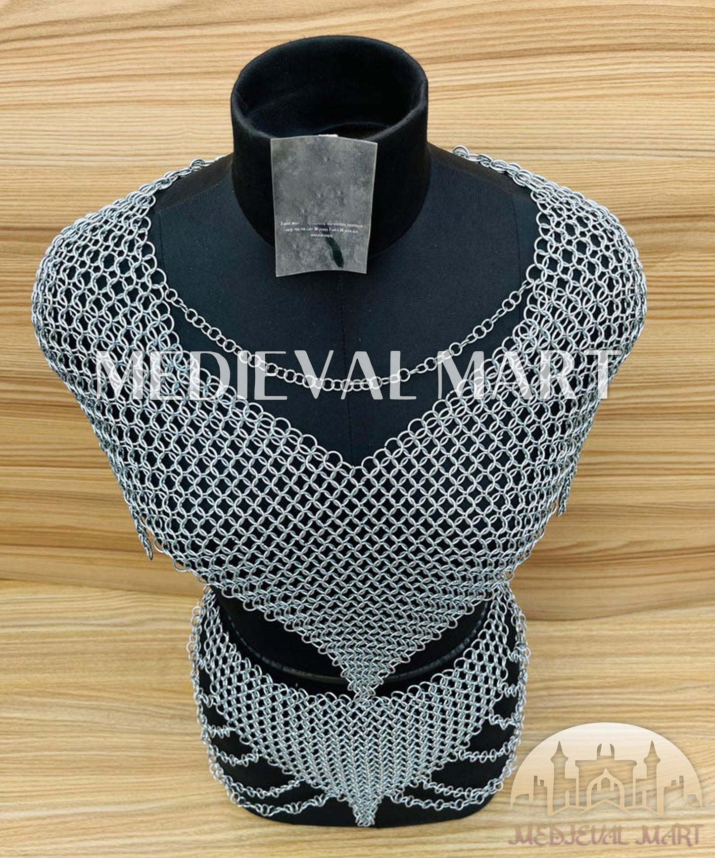 MEDIEVALMART Women’s (Duskblade) Chainmail Armor W/H Skirt