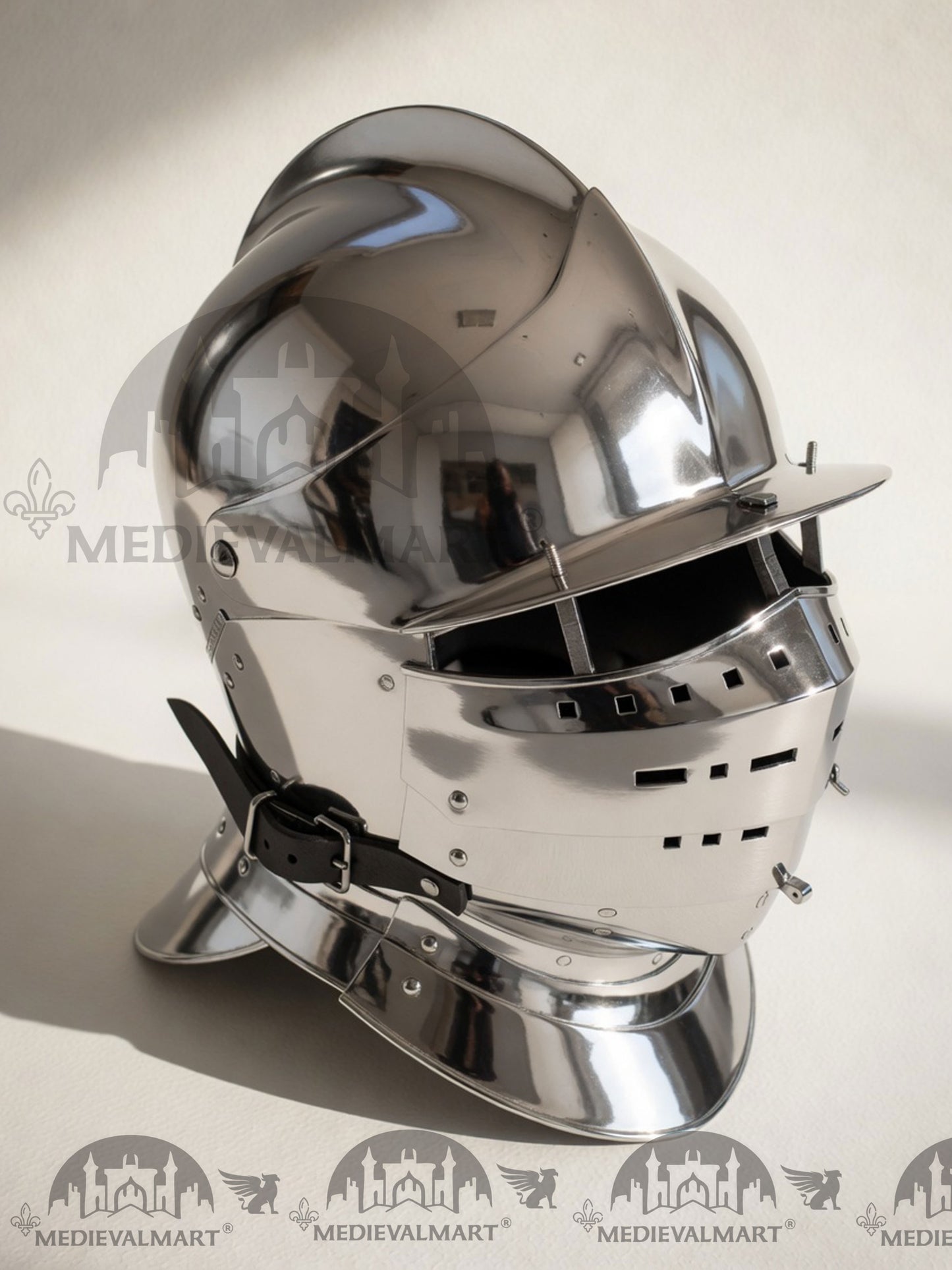 MEDIEVALMART 16th century German Renaissance-era modern combat Burgonet “Aldo Gervais” Helmet