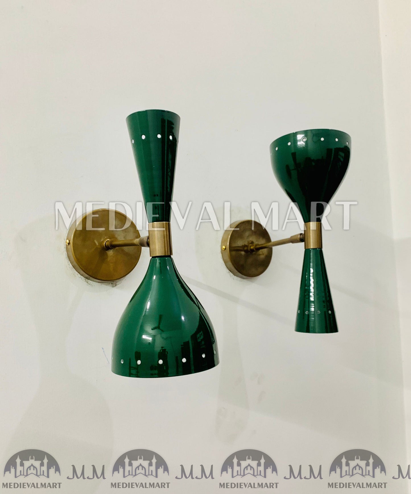 MEDIEVALMART Mid Century Modern Wall Lights Vanity Lighting Fixture Bedside Lamp