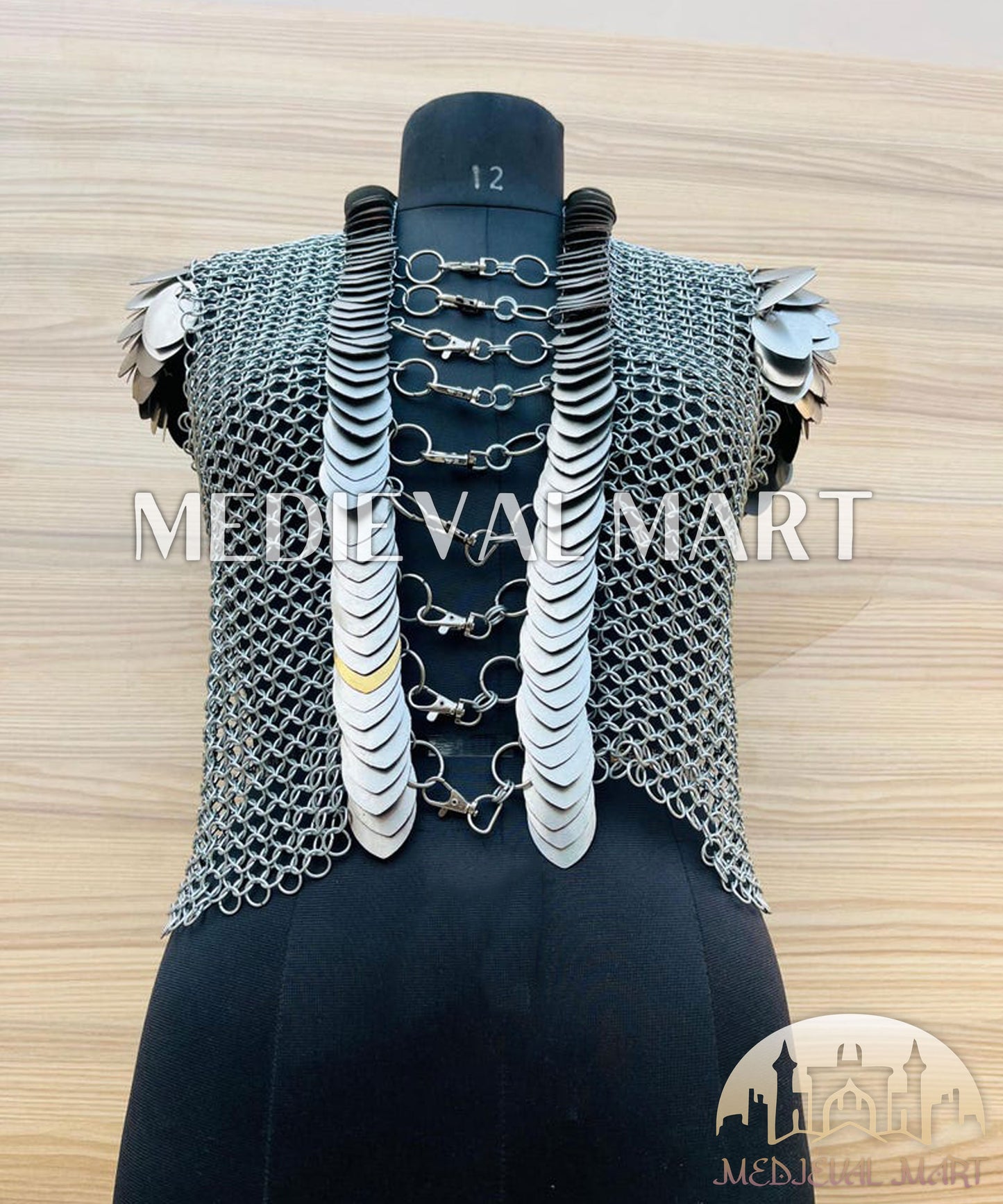 MEDIEVALMART Women’s (Darkstar) Chainmail Jacket Armor