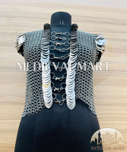 MEDIEVALMART Women’s (Darkstar) Chainmail Jacket Armor