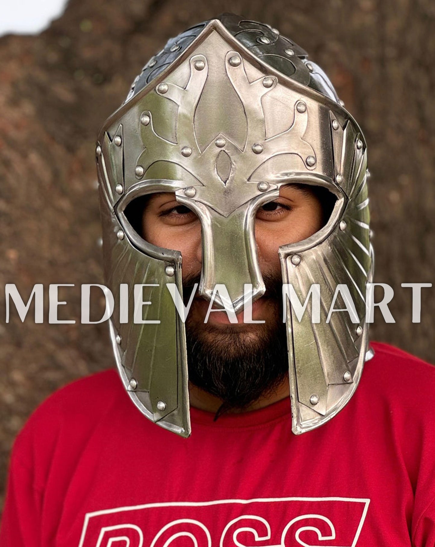 MEDIEVALMART Fantasy Faramir’s Gondor Helmet W/H Free Stand | LOTR Props