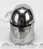 MEDIEVALMART 325 Century Alexander the Great War Head Armet "Simple" Helmet
