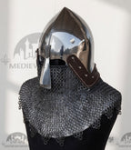 MEDIEVALMART IX Century European Nasal Bascinet Helmet for HMB; SCA; Buhurt