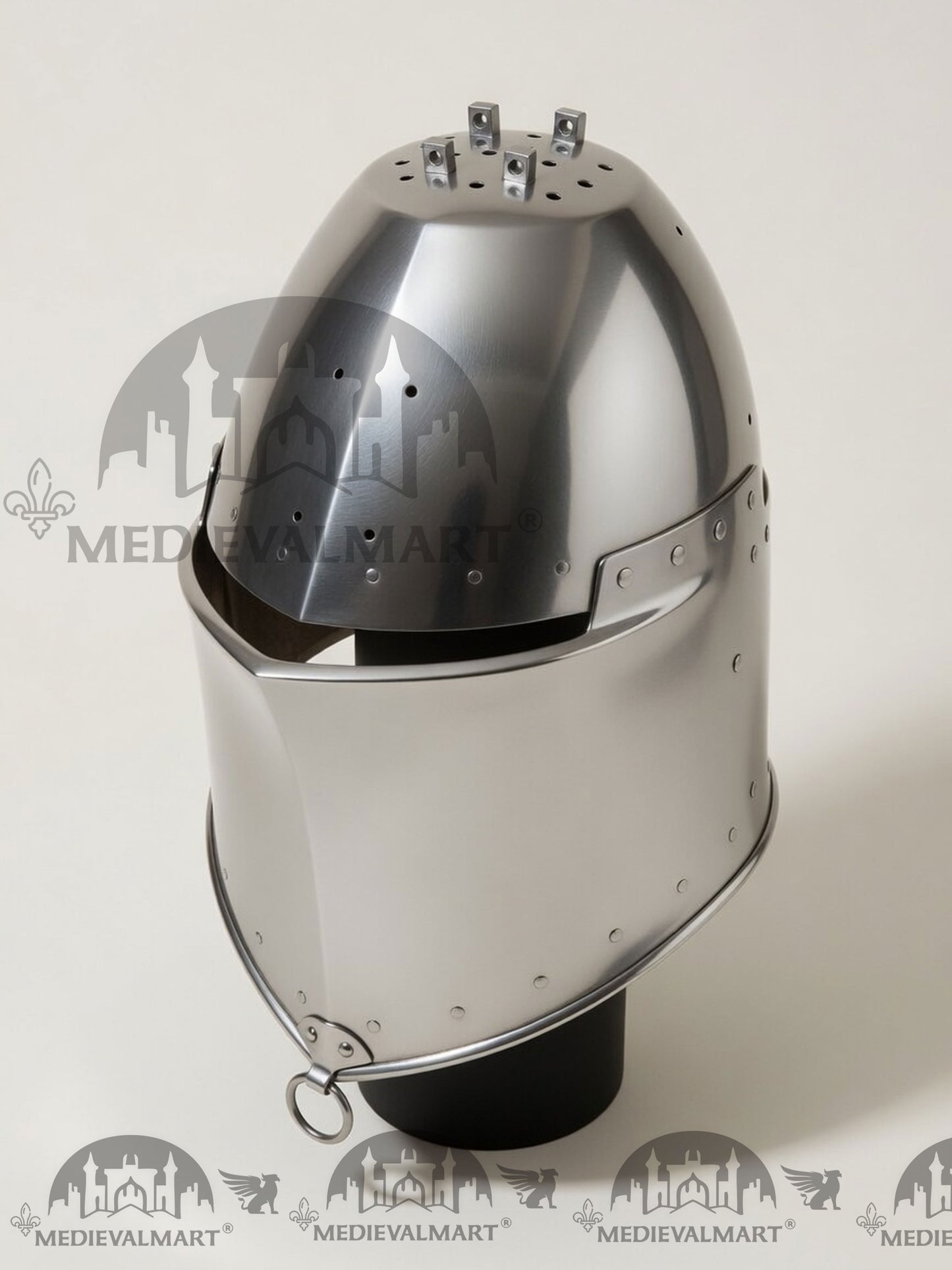 MEDIEVALMART Medieval European Great Nicholas "Hawberk" Helmet
