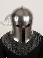 MEDIEVALMART 15th-century Italian war Simple barbute helmet / Best for Reenactment