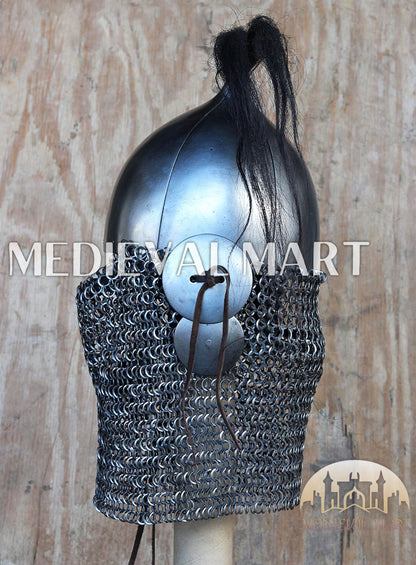 MEDIEVALMART Medieval Viking Norman Nasal Helmet W/H Face Gaurd