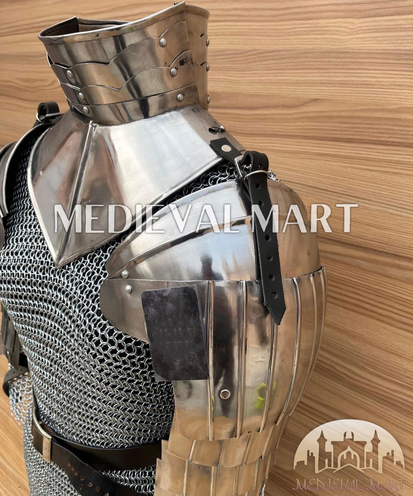 MEDIEVALMART (Solmara Knightward) Women’s Armor W/H (Blazing Fury) Chainmail Armor