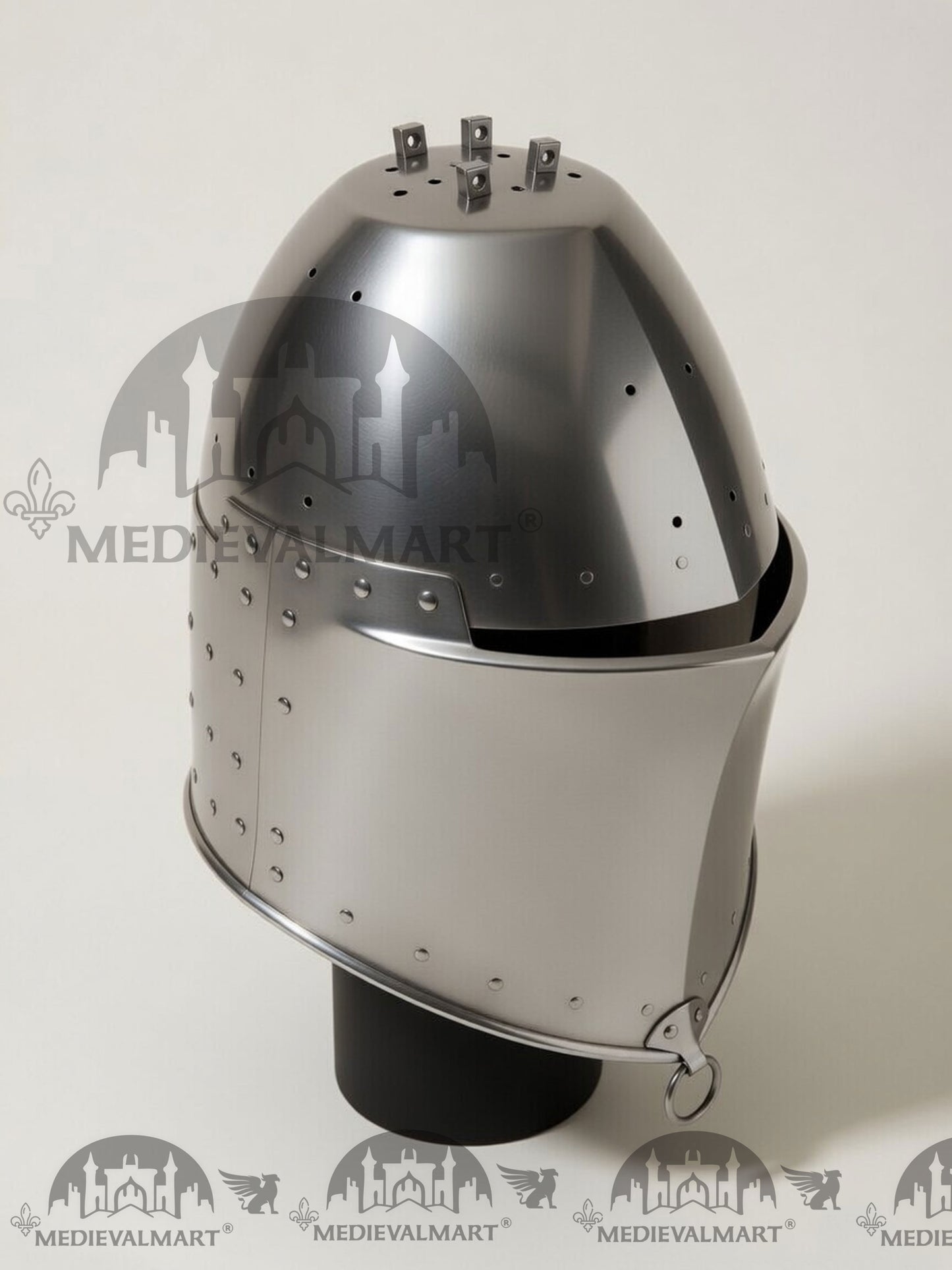 MEDIEVALMART Medieval European Great Nicholas "Hawberk" Helmet