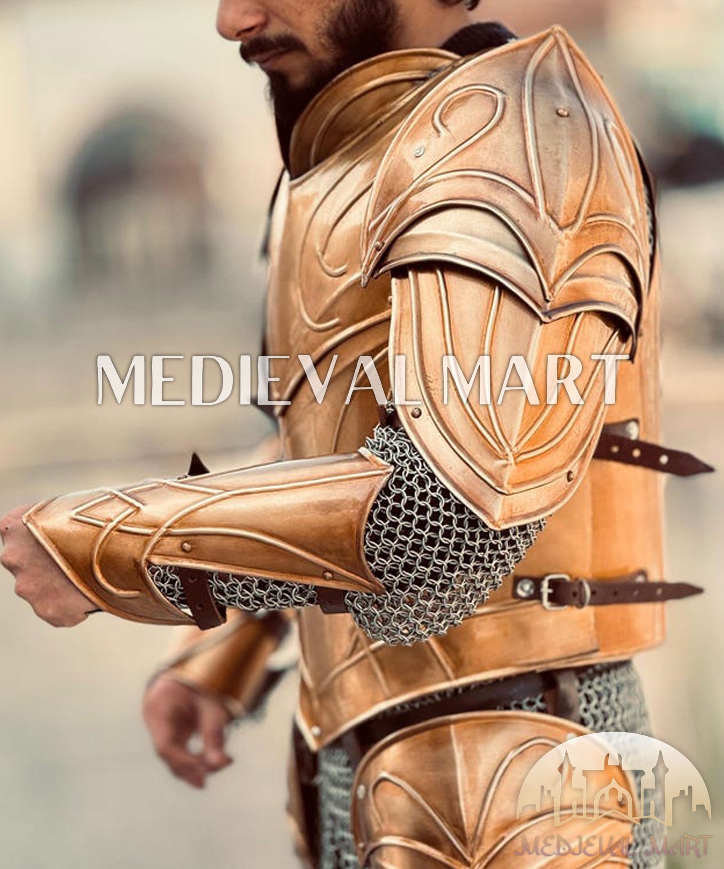 MEDIEVALMART Medieval Elven wearable LOTR Half Body Armor suit