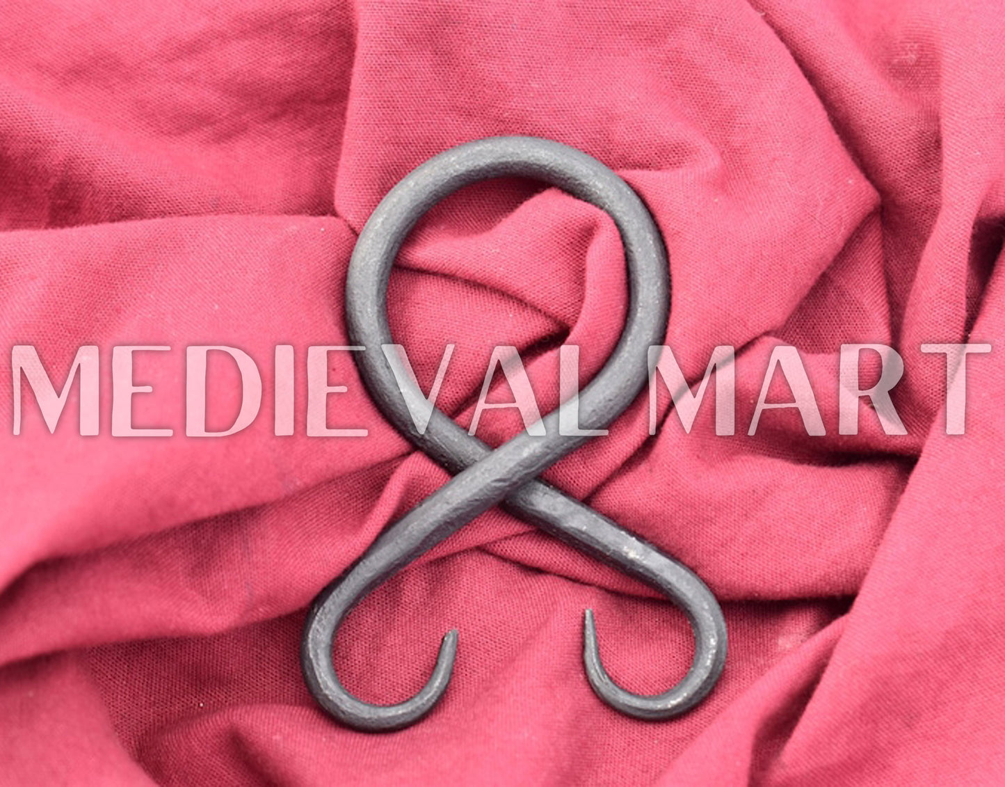 MEDIEVALMART Hand Forged Medieval Iron Belt Buckle