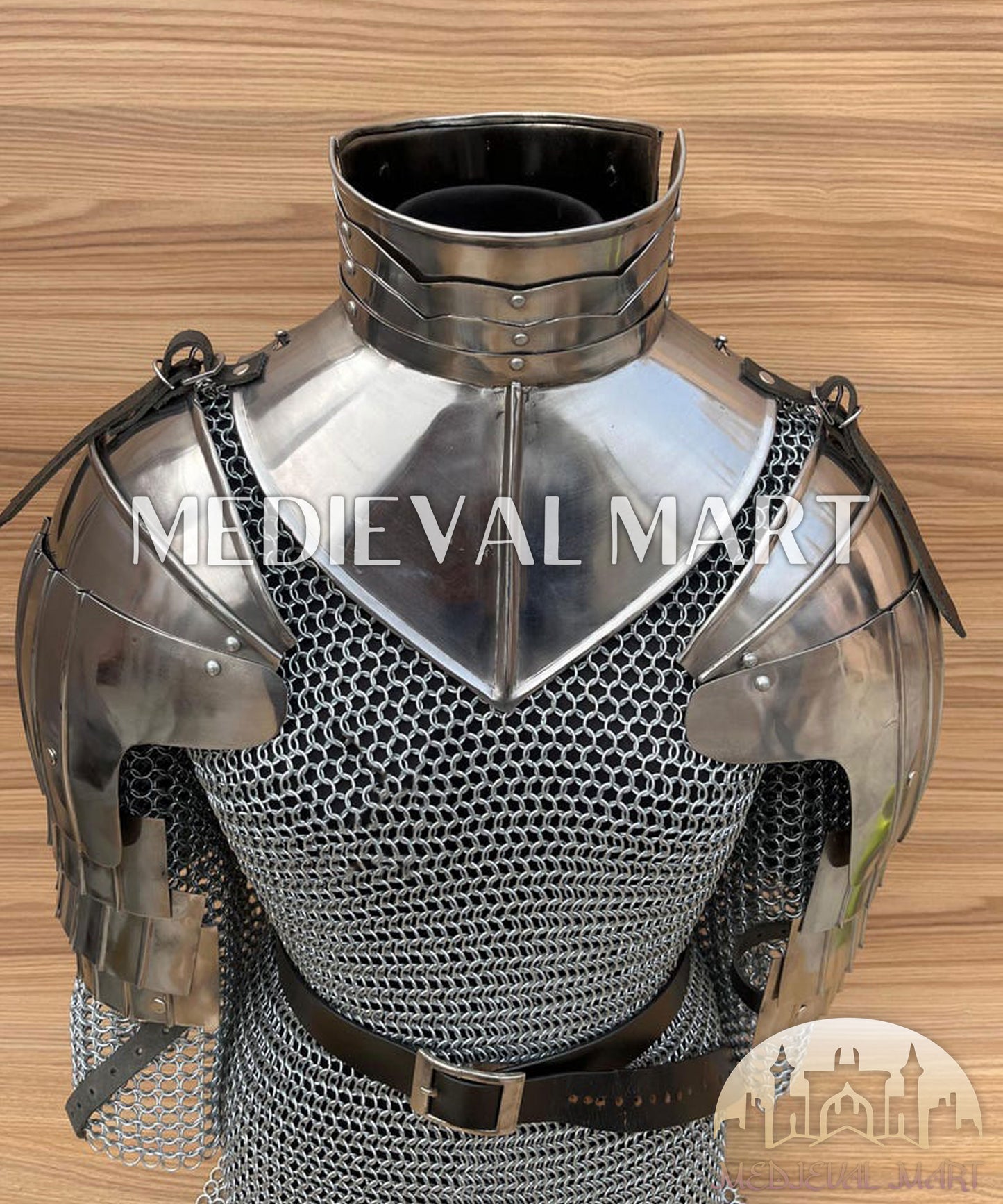 MEDIEVALMART (Solmara Knightward) Women’s Armor W/H (Blazing Fury) Chainmail Armor