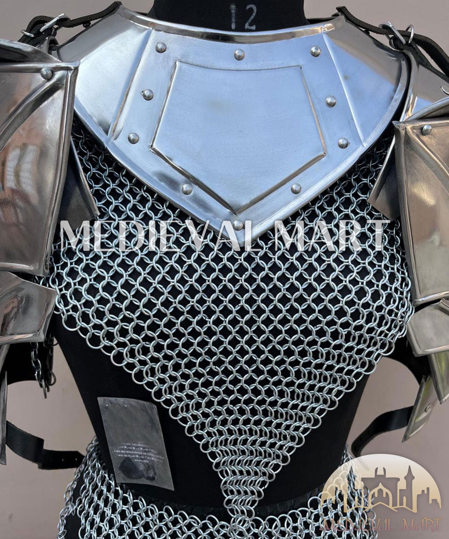 MEDIEVALMART (Velmora Siege) Women’s Armor With (Duskblade) Chainmail Armor