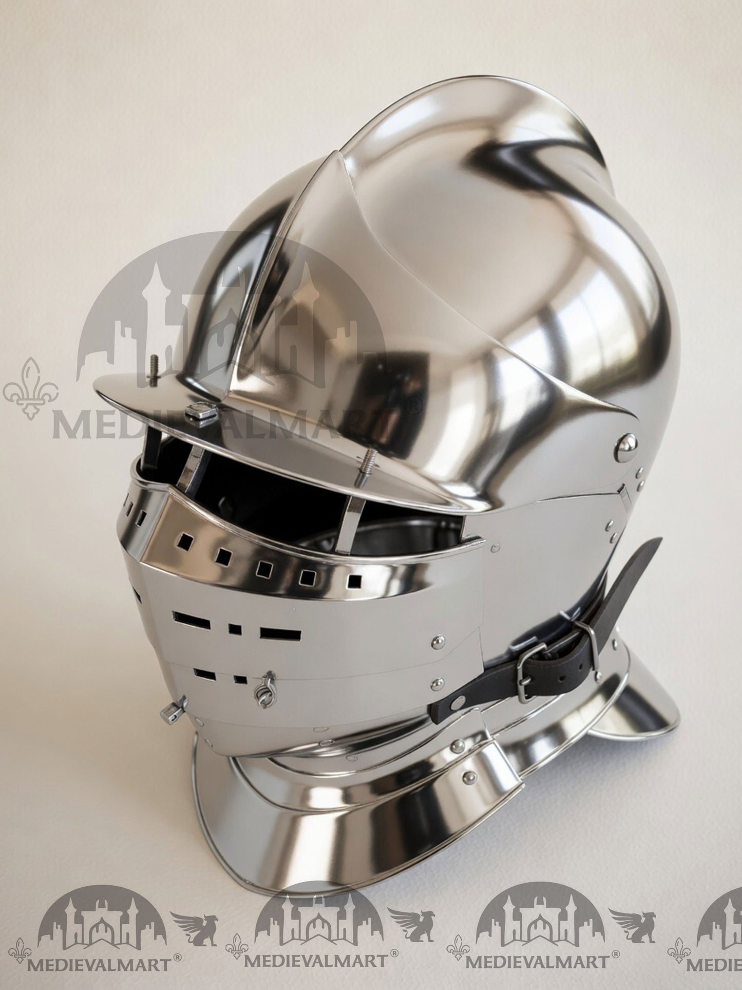 MEDIEVALMART 16th century German Renaissance-era modern combat Burgonet “Aldo Gervais” Helmet