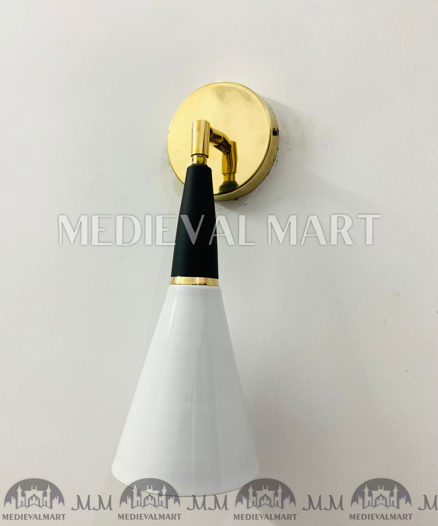 MEDIEVALMART Mid Century Wall Sconce Light - Italian Diabolo Wall Sconces Lighting - Bedside Lamp