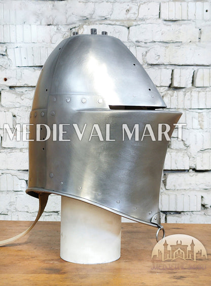 MEDIEVALMART Medieval European Great Nicholas "Hawberk" Helmet